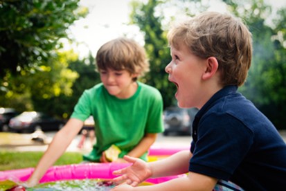 Kids Playing Outside 1