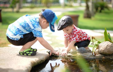 Kids Playing Outside 2