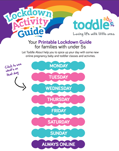 Lockdown Activity Guide Toddle About 1