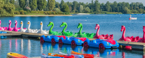 Hire a Pedalo and climb the High Ropes again at Willen Lake in Milton Keynes from Saturday 4th July  image
