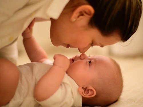 IVF in lockdown - mother and baby