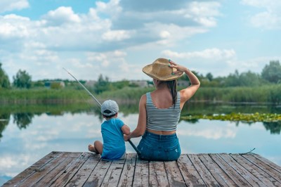 Fishing is an amazing way to teach patience and practise mindfulness