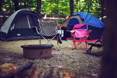 Camping gives you plenty of time in out in Natural Daylight and away from Screentime