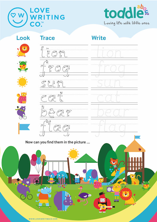 Look, Trace and Write Activity Sheet  image