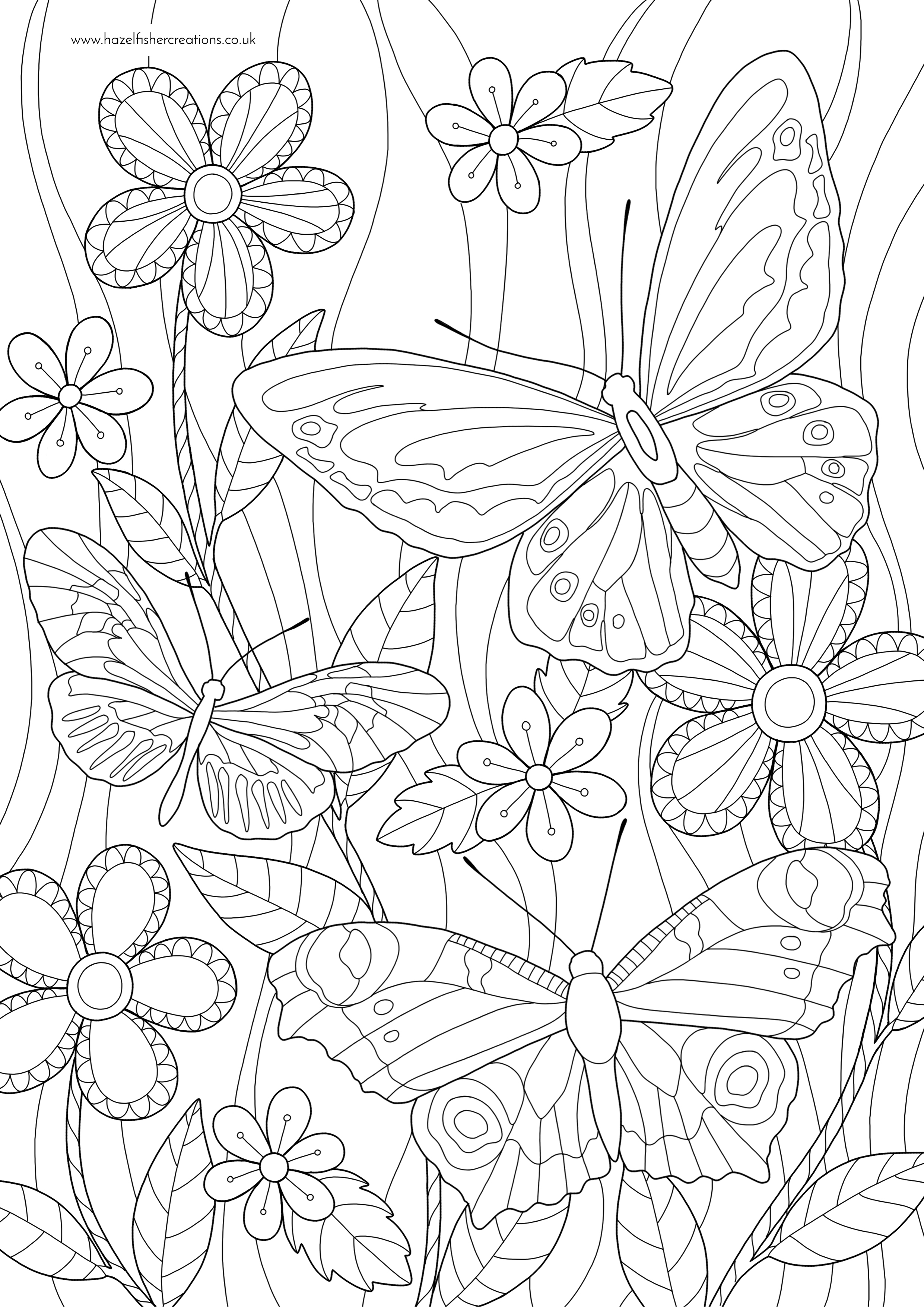 Butterfly Colouring In Activity Sheet  image