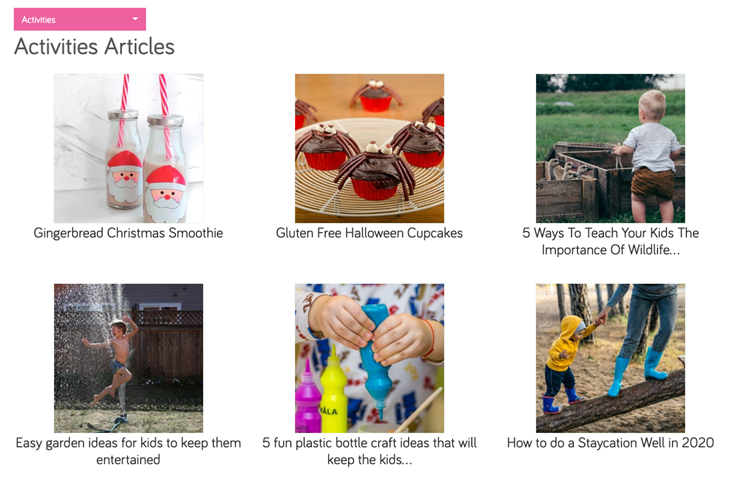 Activities Articles on Toddle About