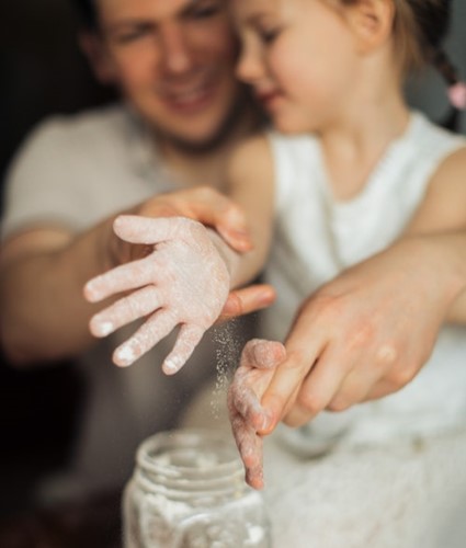 Baking with kids