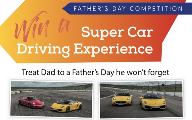 Father's Day Super Car Driving Experience Competition