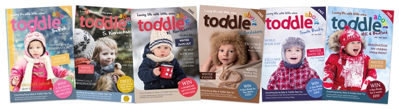 Toddle About Magazine Covers