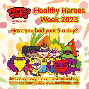 Healthy Heroes Week 2023 with Tumble Tots UK  image