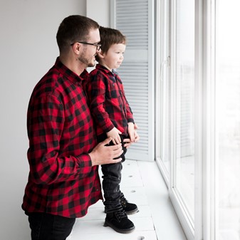 Bonding Through Style: Father and Child Matching Outfits That'll Melt Your Heart  image