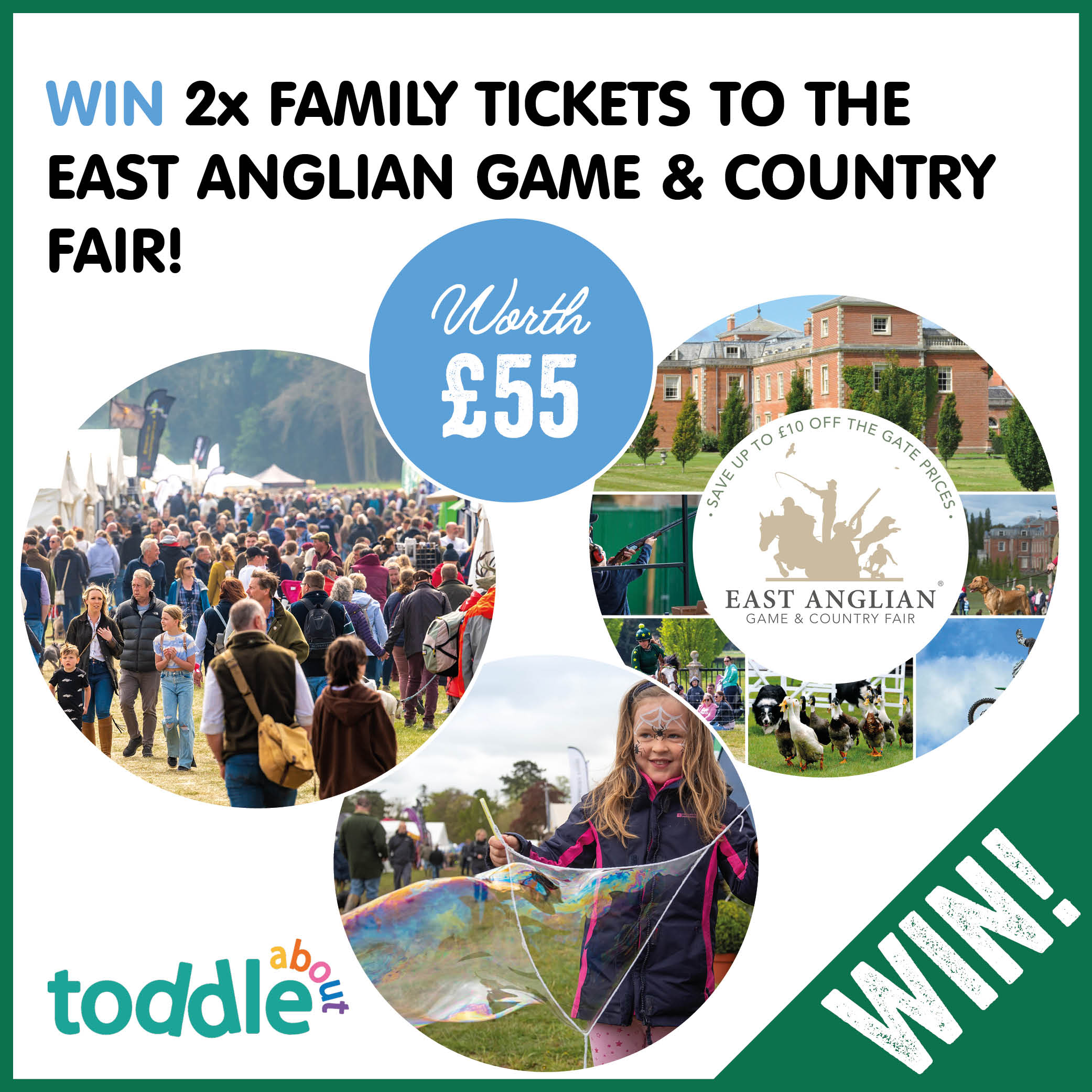 Win a Family Ticket to the East Anglian Game and Country Fair, worth £55  image