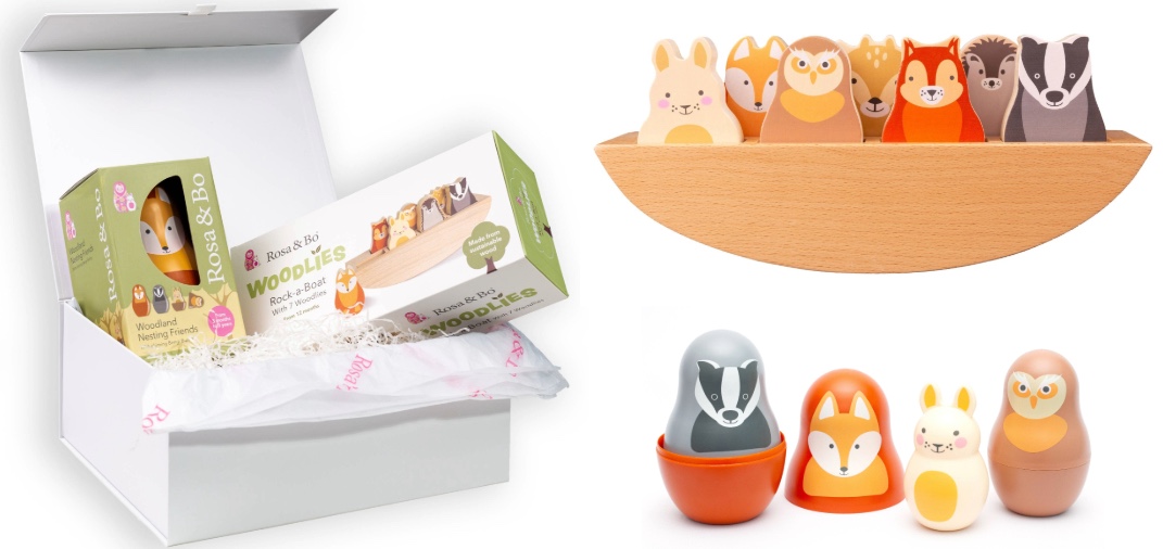 Rosa & Bo Woodland Friends Gift Box, worth £56