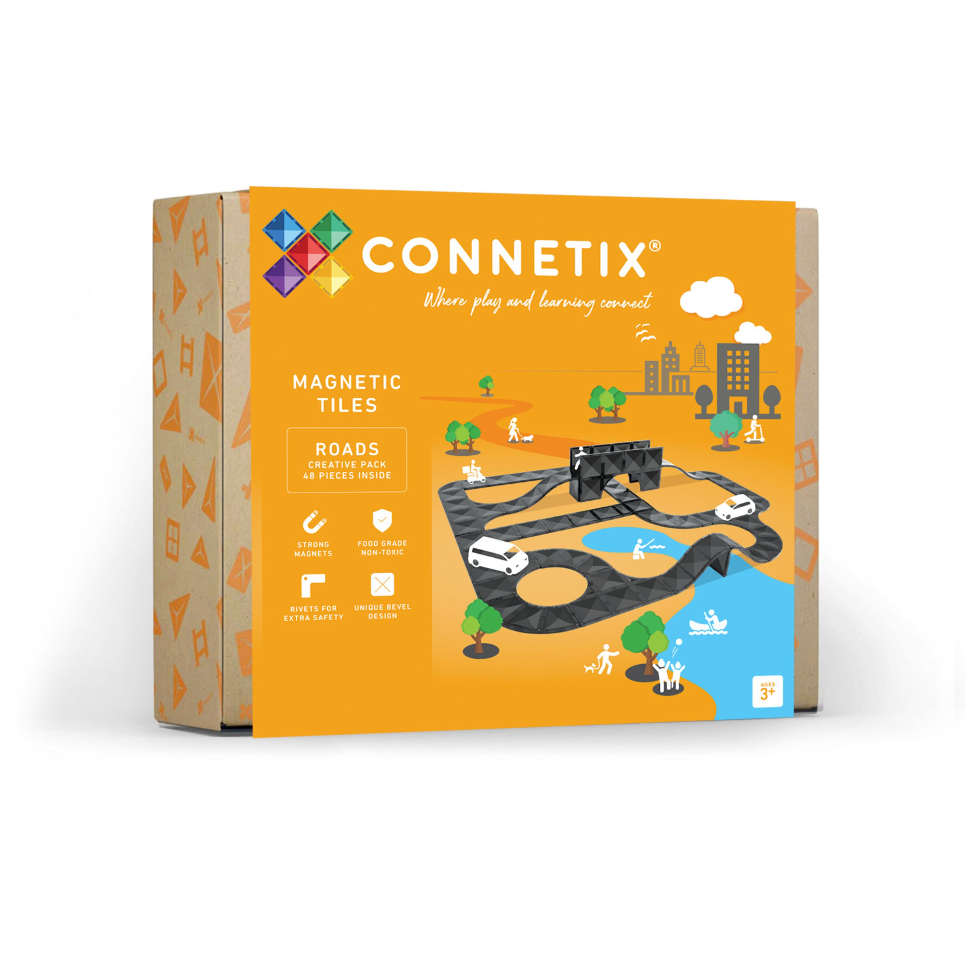 CONNETIX 48 Piece Roads Creative Pack, worth £135