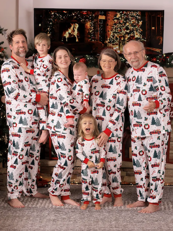 Matching Christmas Pyjamas for the Whole Family  image