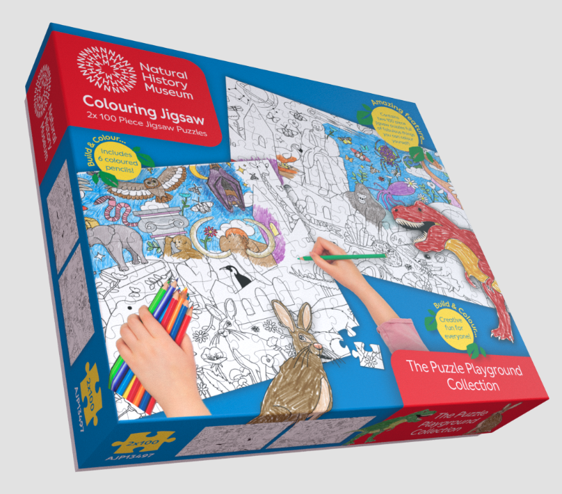 Natural History Museum Colouring Jigsaw, worth £15.99