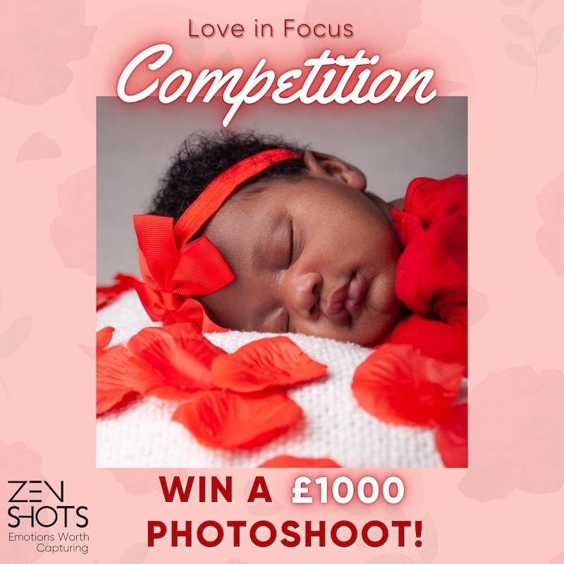 Win a Love-Filled Family Photoshoot with Zen Shots Photography, worth £1000!  image