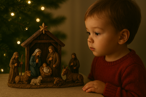 Bringing Tradition to Life with a Beautifully Crafted Nativity Scene  image