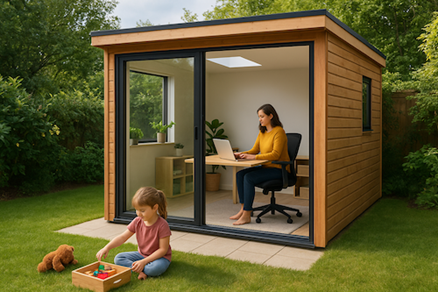 Why Garden Offices Are Becoming a Lifesaver for Parents of Little Ones  image