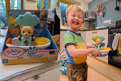 Review: Baby Born Splish Splash Tub with Teddy, worth £19.99  image