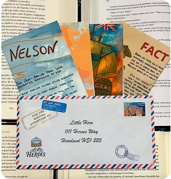 Win a 6-month subscription to Letters for Little Heroes  image