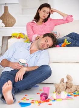 Exhausted Parents