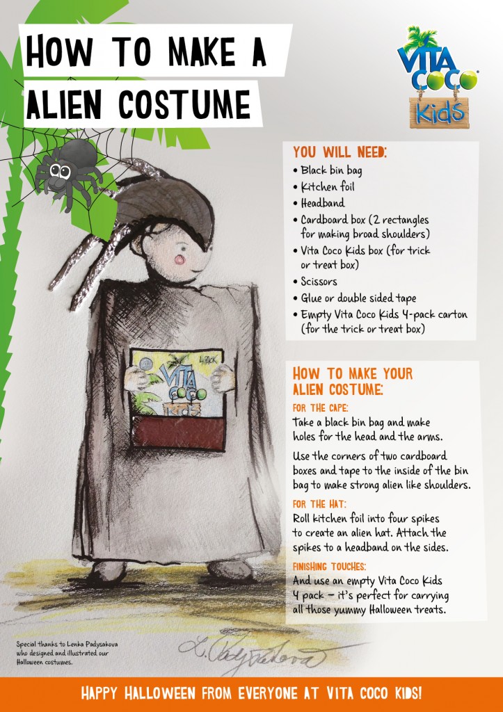 DIY Alien Children's Costume