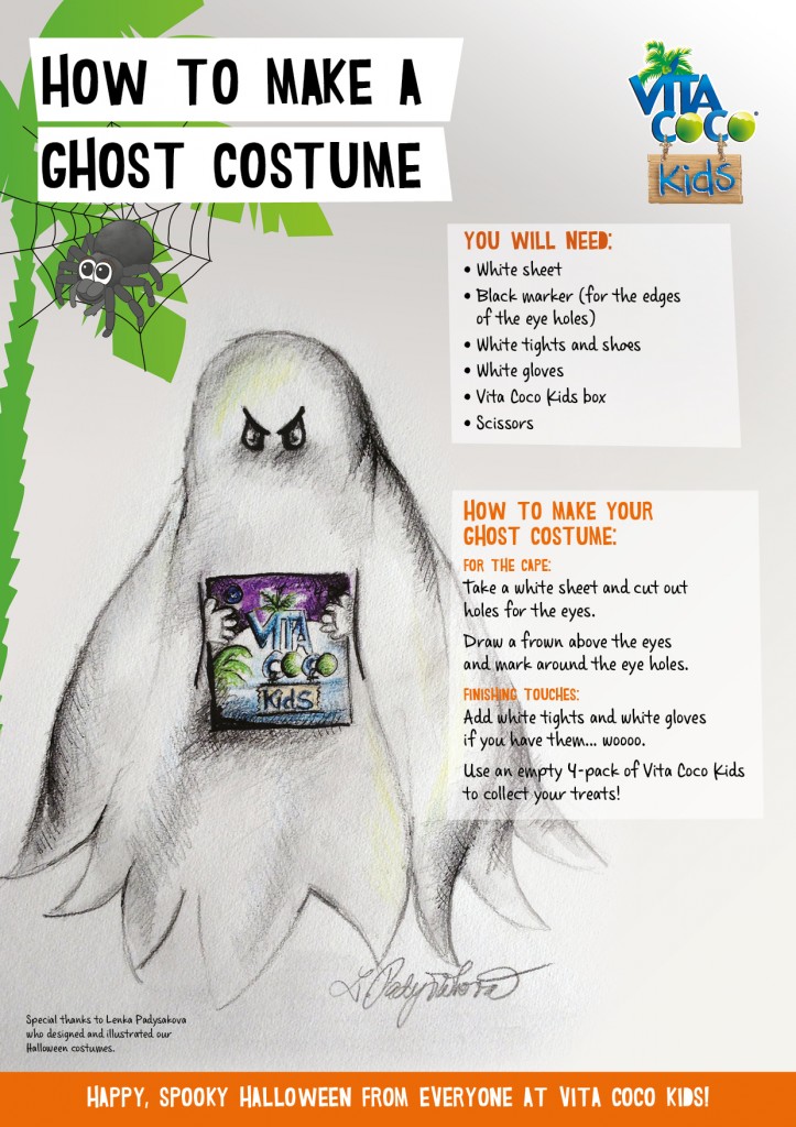 DIY Ghost Children's Costume