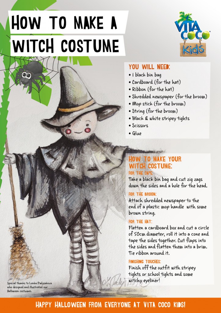 DIY Children's Witch Costume