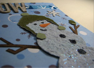 Festive Christmas Snowman Card