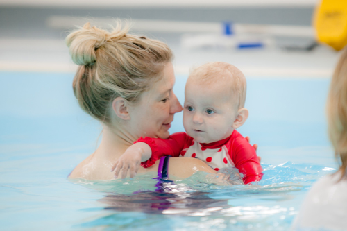 The First Swim - Top tips for your first trip to pool with your baby  image