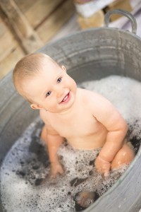 Baby in the bath