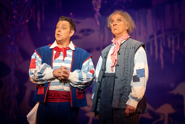The Grumbleweeds as Smee and Starkey - perfect comic timing and delivery