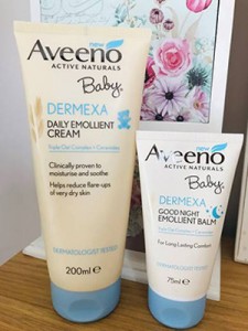 Review: Aveeno Baby Dermexa Daily Emollient Cream and Good Night Emollient Balm, worth £19.98  image