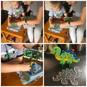 Dinosaur Maxi Hama Beads Set
